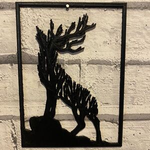 Deer wall decor